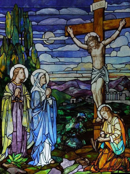 Custom Size Stained Glass Window Film Church style Jesus Angel Picture Sticker Frosted Static Cling Home Church Office Decor