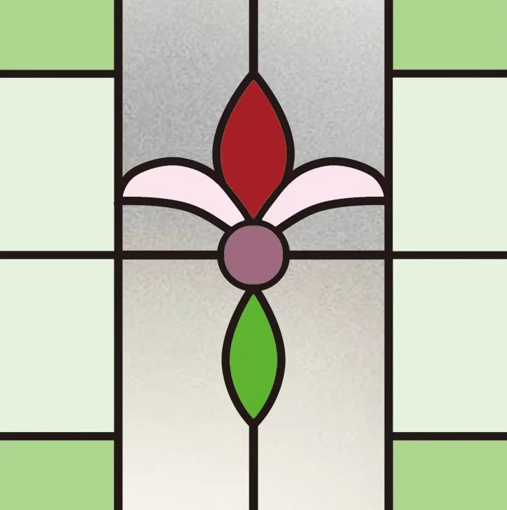 Custom size Window Film Stained Glass Films Frosted Privacy Film Static Cling Removable Sticker Bedroom Kitchen Bathroom Decor