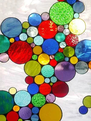 Window Film Frosted Stained Glass Films Rainbow Effect Privacy Decorative Static Cling Sticker For Home Kitchen Bathroom Office