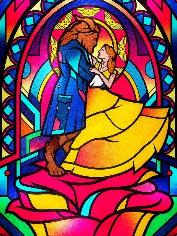 Custom Stained Glass Films Window Film Frosted Sticker Princess Prince For Kids Room Door Light Box Poster Home Decor