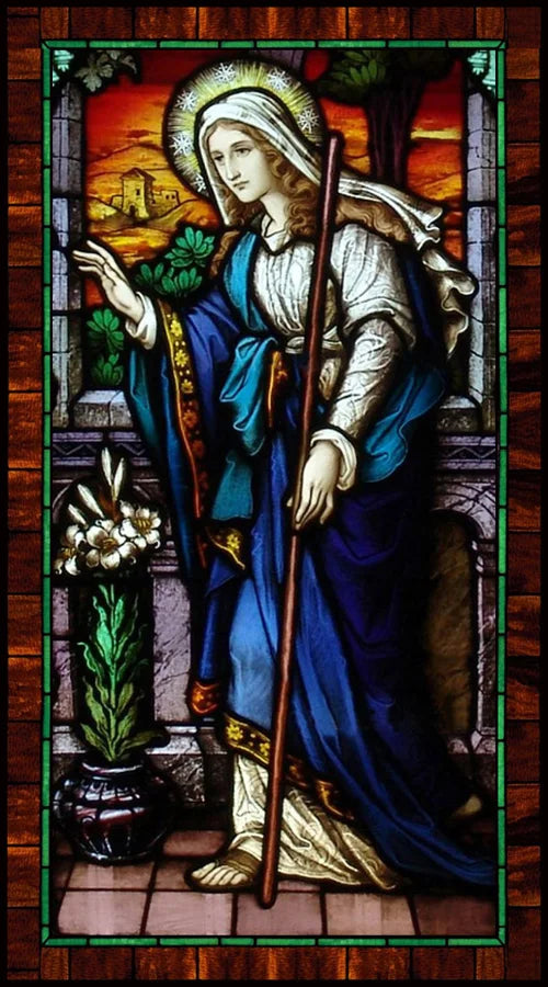 Window Film Frosted Stained Glass Films,Customized Jesus Virgin Mary Church Picture,Home Decor Static Cling Door Stickers