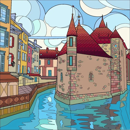 Stained Glass Window Film Frosted Glass Sticker Forest Customized Princess Prince Fairytale Castle For Kids Room Door Home Decor