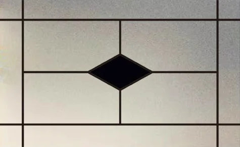 Custom size Window Film Stained Glass Films Frosted Privacy Film Static Cling Removable Sticker Japanese Type Retro Pattern