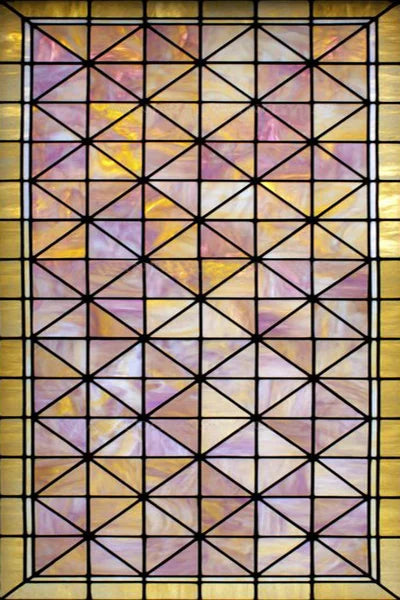 Custom Size Stained Glass Window Film Frosted Privacy Static Cling Retro Prairie Style Stickers Shower Bathroom Office Home Deco