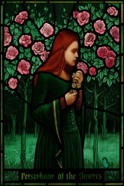 Custom Size Stained Glass Window Film, Church Sticker, Girl Painting, Kitchen, Bathroom, Bedroom, Sliding Door, Home Decor