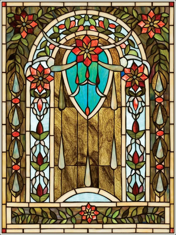 Window Film Frosted Stained Glass Films,Customized Static Cling Sticker,Privacy Protection Reusable Home-Decor Suncatcher