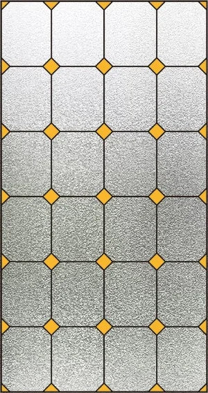 Custom Size Stained Glass Window Film Frosted No Glue Static Cling Privacy Sticker For Home Decoration For Kitchen Door Bathroom