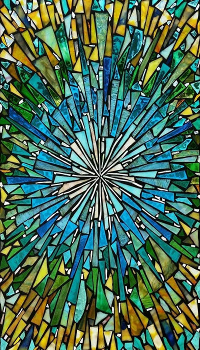 Custom Size Window Film, Stained Glass Stickers, Static Cling, 3D Print Rainbow Mosaic for Window Door, Home Decor