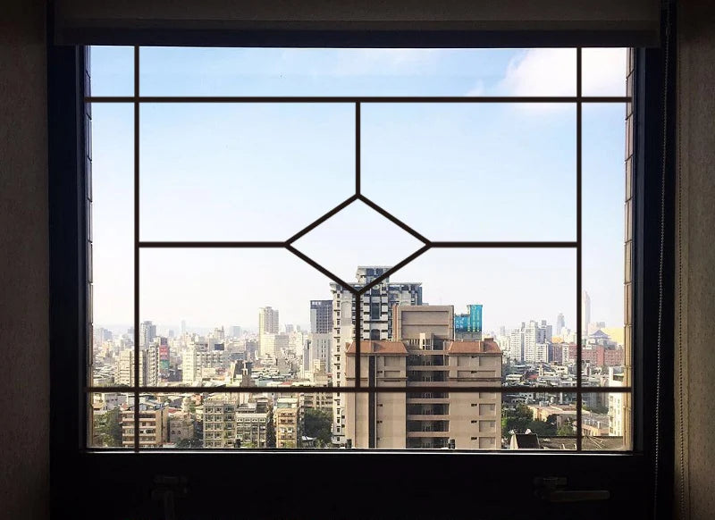 Custom Size 2 Double Sided Glass Door Window Film,Decals Sticker,Alert Birds,Dogs,Kids,Guests.Warn Protect Safety Static Cling