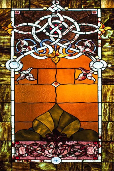 Custom Size Stained Glass Window Film Frosted Privacy Static Cling Retro Prairie Style Stickers Shower Bathroom Office Home Deco