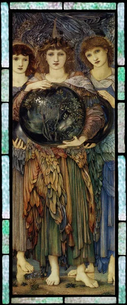 Customized Window Film Frosted Stained Glass Films Door Sticker,Creation of night and day,The First Day,for Office Home Decor