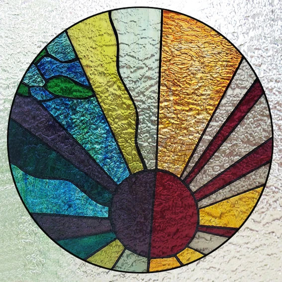 Custom 3D Frosted Stained Glass Window Film, Static Cling,Retro Church Jesus Birds Cat Home Decor Stickers Rose Window Treatment