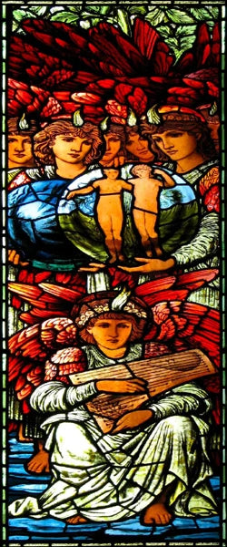 Customized Window Film Frosted Stained Glass Films Door Sticker,Creation of night and day,The First Day,for Office Home Decor