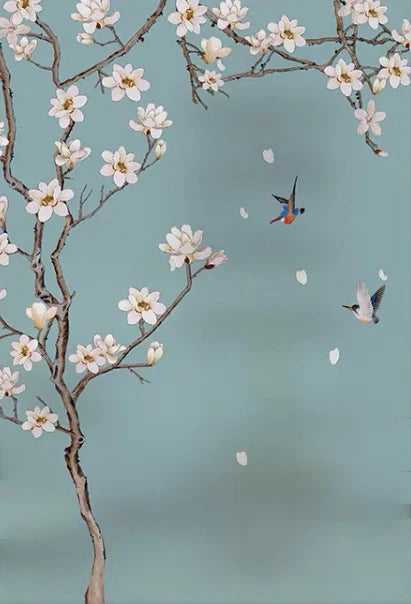 Custom Glass Window Film Static Frosted Light Transmitting Sticker Home Foil Stickers Waterproof Easy to install Flower Birds