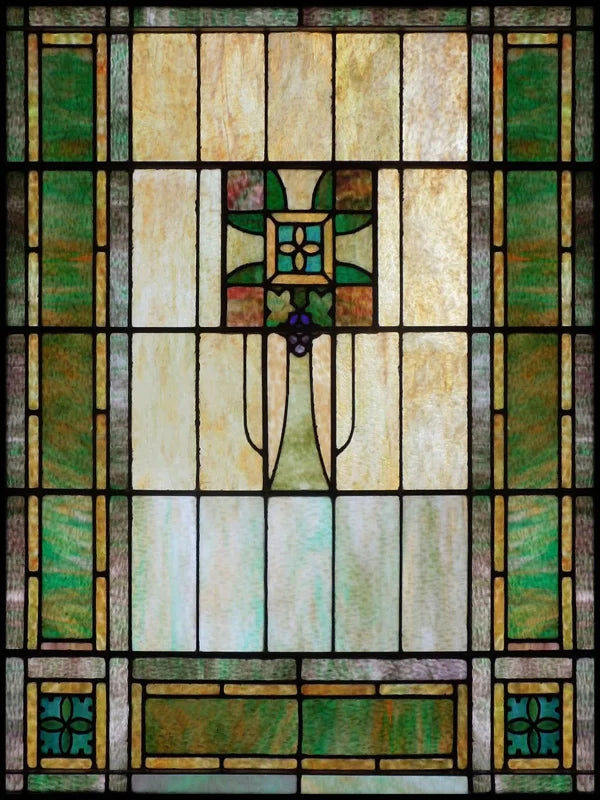 Window Film Frosted Religious Stained Glass Films,Customized Crosses Dove Static Cling Church Pattern for Office Home Decor