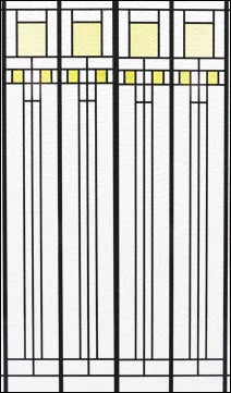 Custom Size Stained Glass Window Film Frosted Privacy Static Cling Retro Prairie Style Stickers Shower Bathroom Office Home Deco