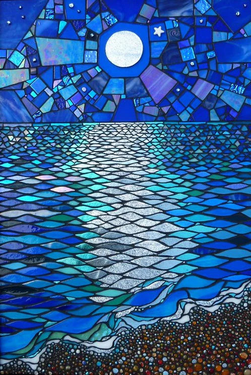 Stained Glass Window Film Frosted Glass Sticker Forest Customized Meteor Moon Sun For Bathroom Bedroom Kitchen  Door Home Decor