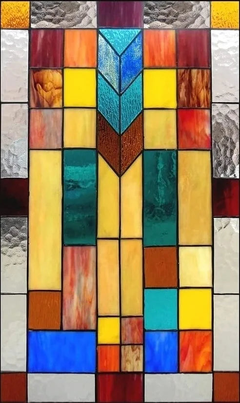 Custom size Window Film Stained Glass Films Retro Glass Window Film,Home Decorative Privacy Film Static Cling Glass Sticker