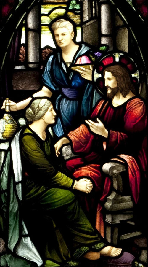 Window Film Frosted Stained Glass Films,Customized Jesus Virgin Mary Church Picture,Home Decor Static Cling Door Stickers