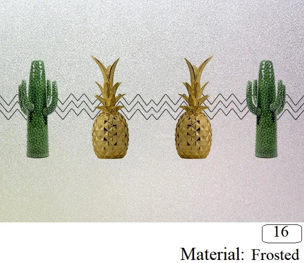 Customized size Windows Glass Films Stained Glass Door Stickers Frosted/3D Etched Flower Birds for Kitchen Office Bathroom