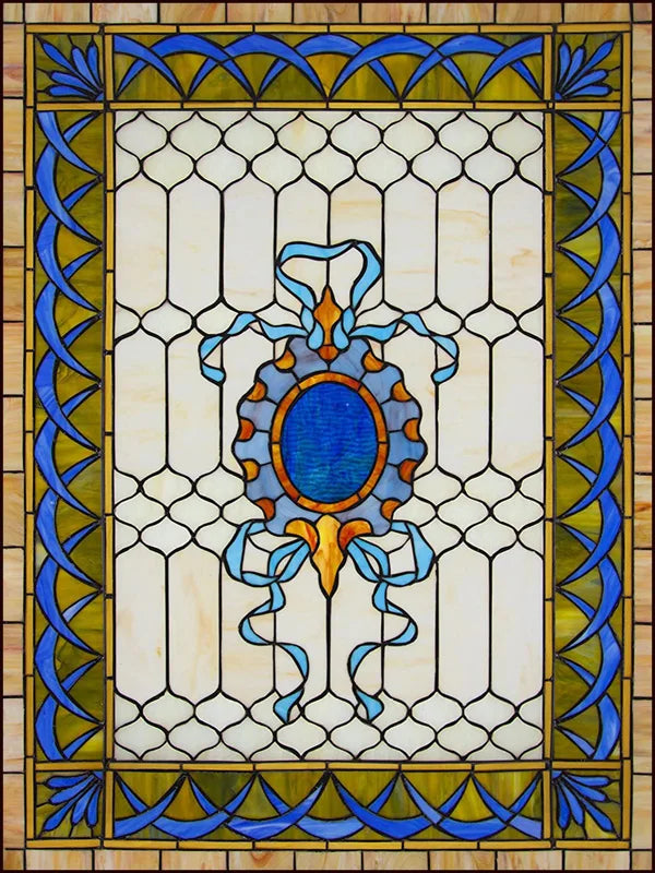 Window Film Frosted Stained Glass Films Customized Victorian-style Static Cling Sticker Kitchen Bathroom Substitute for Curtains