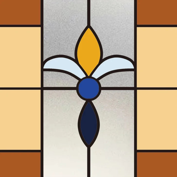 Custom size Window Film Stained Glass Films Frosted Privacy Film Static Cling Removable Sticker Bedroom Kitchen Bathroom Decor