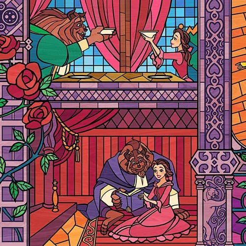 Stained Glass Window Film Frosted Glass Sticker Forest Customized Princess Prince Fairytale Castle For Kids Room Door Home Decor