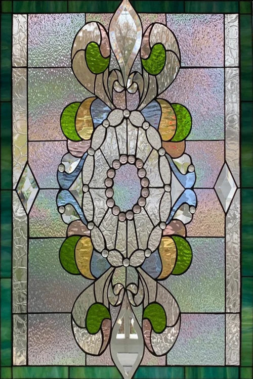 Window Film Frosted Stained Glass Films,Customized Static Cling Church Crosses Picture,Privacy Sticker for Office Home Decor