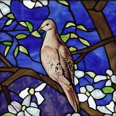 Window Film Frosted Stained Glass Films,Customized Static Cling Stickers,Shower Bathroom Kithchen Skylight Decor Scenic Tree