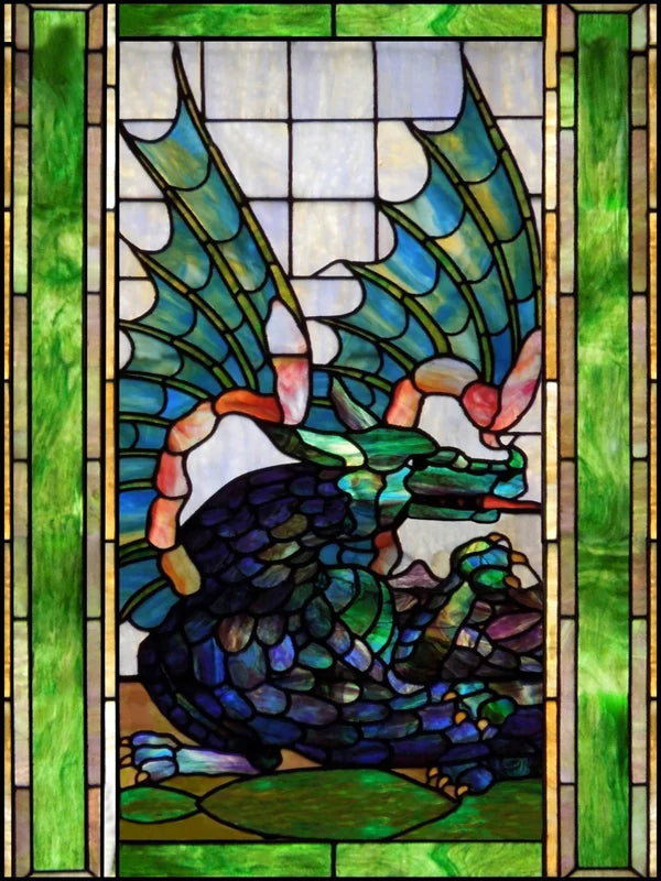 Window Film Frosted Religious Stained Glass Films,Customized Crosses Dove Static Cling Church Pattern for Office Home Decor