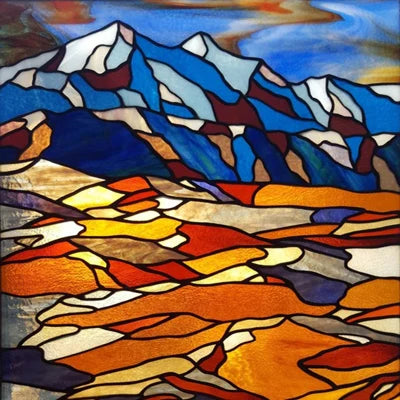 Window Film Frosted Stained Glass Films,Customized Static Cling Stickers,Shower Bathroom Kithchen Skylight Decor Scenic Tree