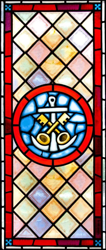 Window Film Frosted Stained Glass Films,Customized Religious Symbols Cross Christ Picture,Static Cling Sticker For Door Glass