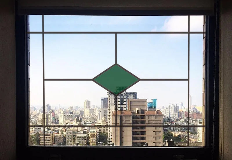 Custom Size 2 Double Sided Glass Door Window Film,Decals Sticker,Alert Birds,Dogs,Kids,Guests.Warn Protect Safety Static Cling