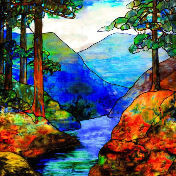 Stained Glass Window Film, Frosted Privacy, Static Cling, Retro Sticker for Bathroom, Cabinet, Door, Home Decor, Skylight Covers