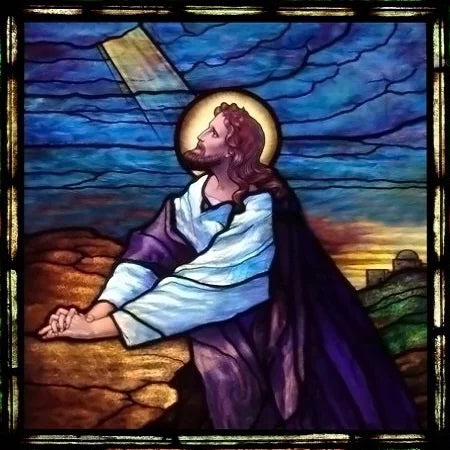 Custom Frosted Stained Glass Window Film,PVC Self-Adhesive Window Films,Retro Church Jesus Decor Foil Stickers, Window Treatment