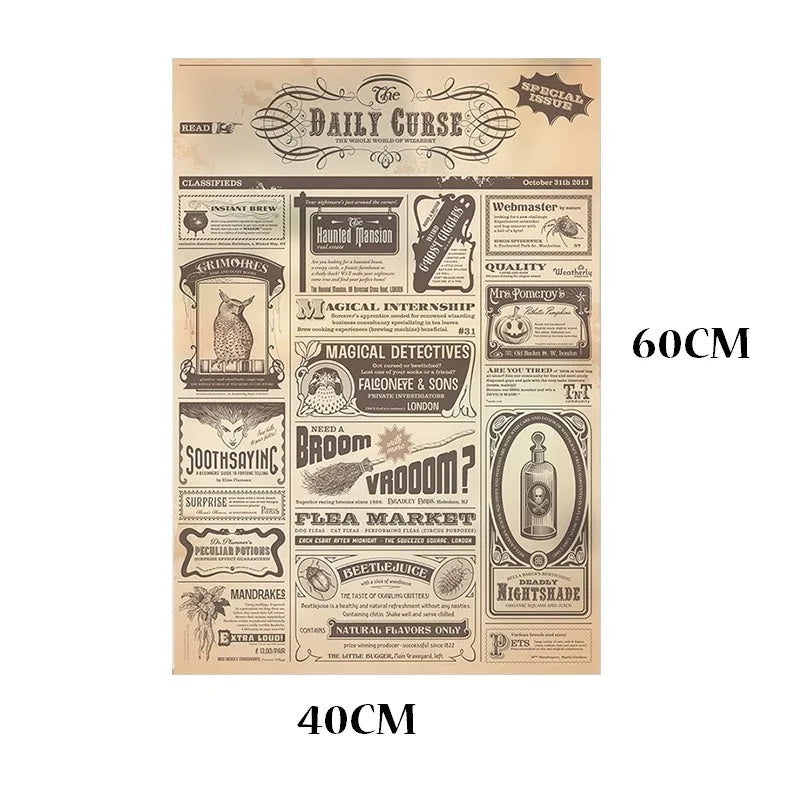 Custom Glass Window Film Static Frosted Glass Films Sticker Door Stickers ,Waterproof For Bathroom Easy To Install Retro Newspar