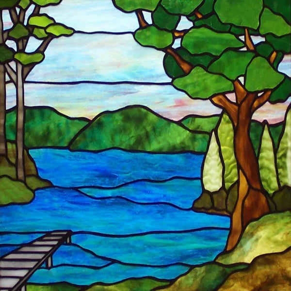 Stained Glass Window Film, Frosted Privacy, Static Cling, Retro Sticker for Bathroom, Cabinet, Door, Home Decor, Skylight Covers