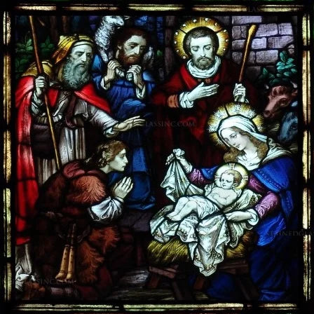 Custom Frosted Stained Glass Window Film,PVC Self-Adhesive Window Films,Retro Church Jesus Decor Foil Stickers, Window Treatment