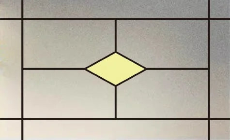 Custom size Window Film Stained Glass Films Frosted Privacy Film Static Cling Removable Sticker Japanese Type Retro Pattern