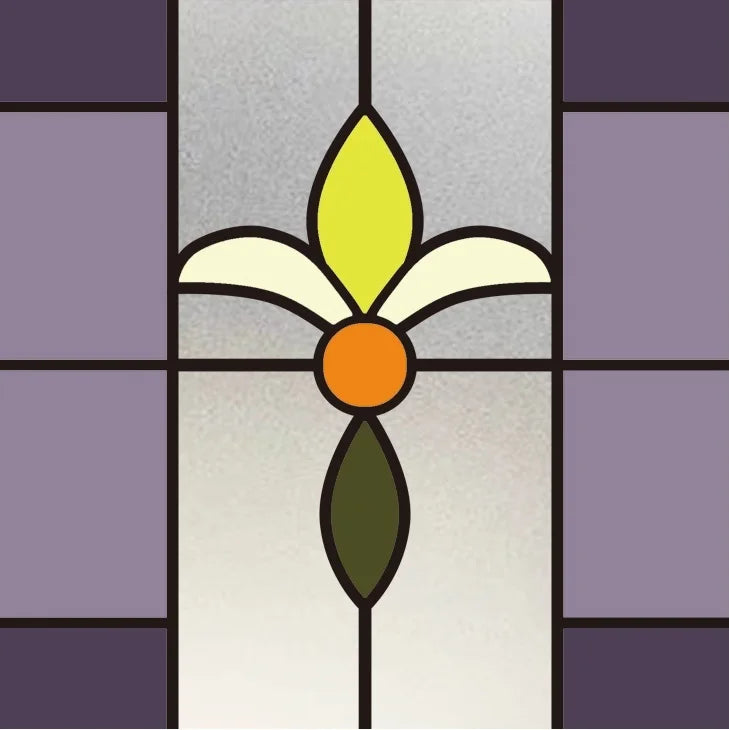 Custom size Window Film Stained Glass Films Frosted Privacy Film Static Cling Removable Sticker Bedroom Kitchen Bathroom Decor