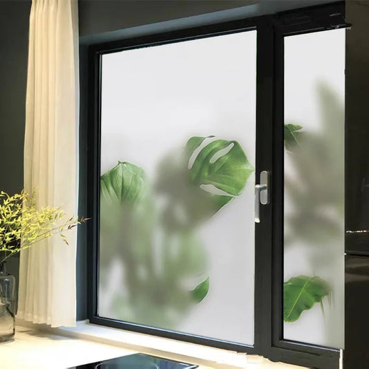 Custom Glass Window Film Static Frosted Light Transmitting Sticker, Home Foil Stickers ,Waterproof Easy to install Plant shadow