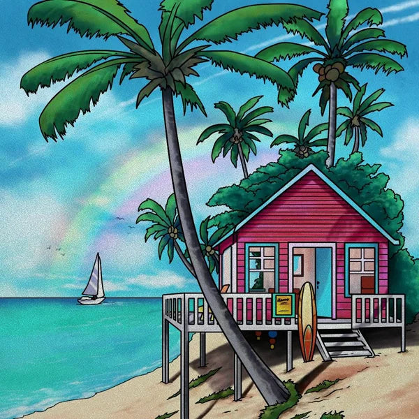 Frosted Stained Glass Window Film, Customized Ocean Boat Color, Static Cling Sticker,Home Decor Foil, Treatment