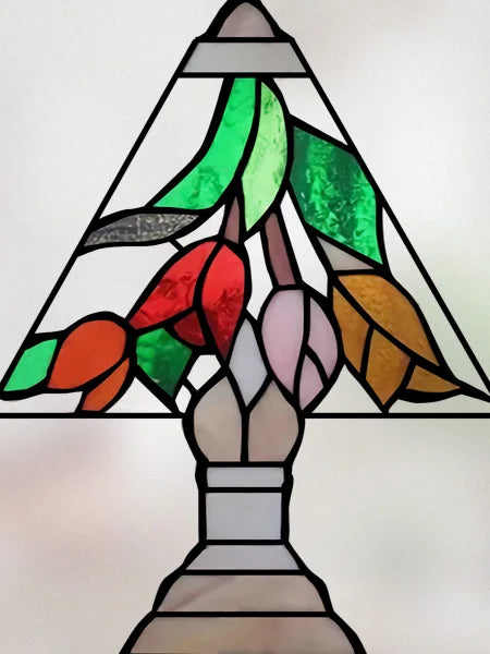 Window Film Stained Glass Films Frosted Static Cling Light-transparent Opaque Privacy Glass Sticker Home Decor Rose Flowers