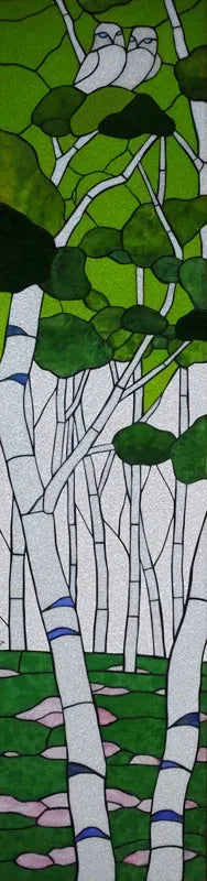 Custom Glass Window Film Static Cling,Stained Glass Films,Home Foil Stickers,Tree Pattern,Frosted For Bathroom Door,Home Decor