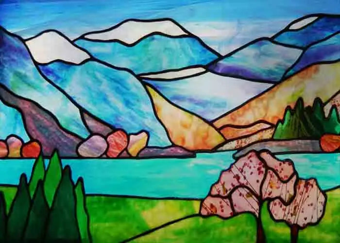 Glass Films Window Sticker Static Cling Frosted Home Decor Private Tint-Film For Door Window Cabinet Wardrobe Landscape Sea