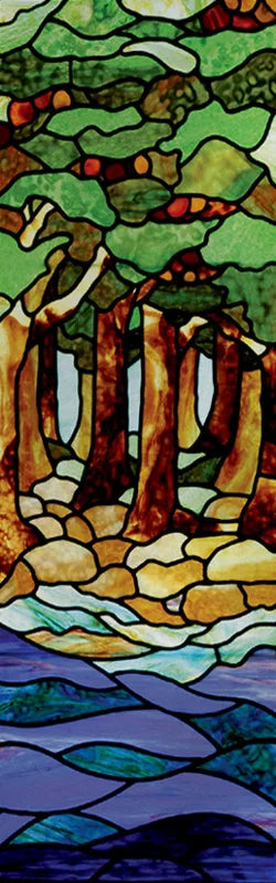 Custom Size Window Film, Stained Glass Films, Frosted Privacy, Retro Church Style, Colorful Door Sticker, Shower, Bathroom