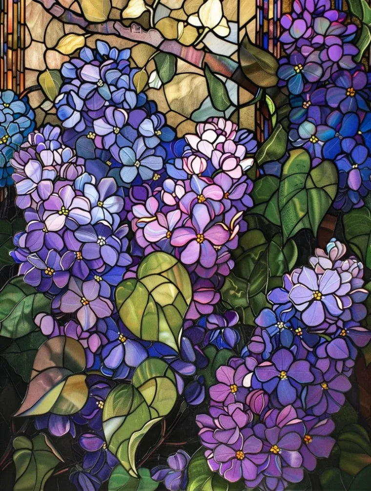 Stained Glass Window Film, Frosted Window Film, ,Privacy,No Glue, Static Cling, Home Decorative Flower