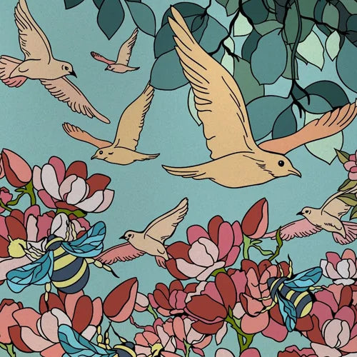 Custom Size 3D Matte Window Film, Stained Glass Decor, Window Sticker, Privacy Frosted Static Cling,Hom Decal, Animal Cat, Bird