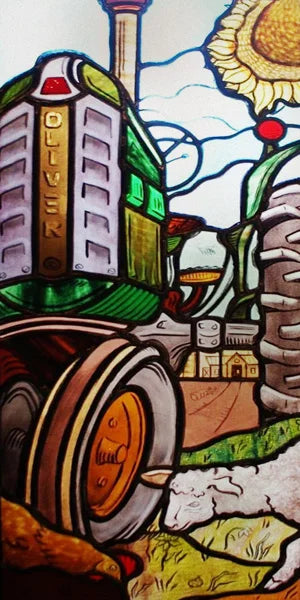 Custom Size Window Film, Stained Glass Stickers, Static Cling, Frosted Privacy Print, Sun,Sailboat,for Window Door, Home Decor