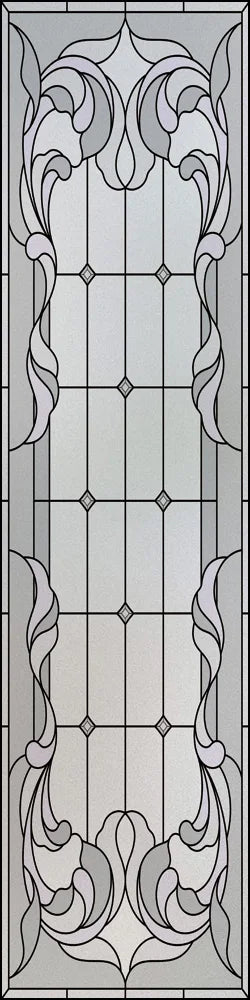 Frosted Stained Glass Window Film, Church Static Cling,Privacy Retro Door Sticker,Kitchen, Office, Home Decor, Customized